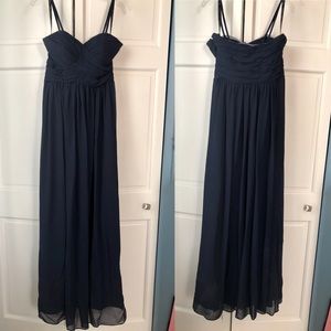Navy bridesmaid dress